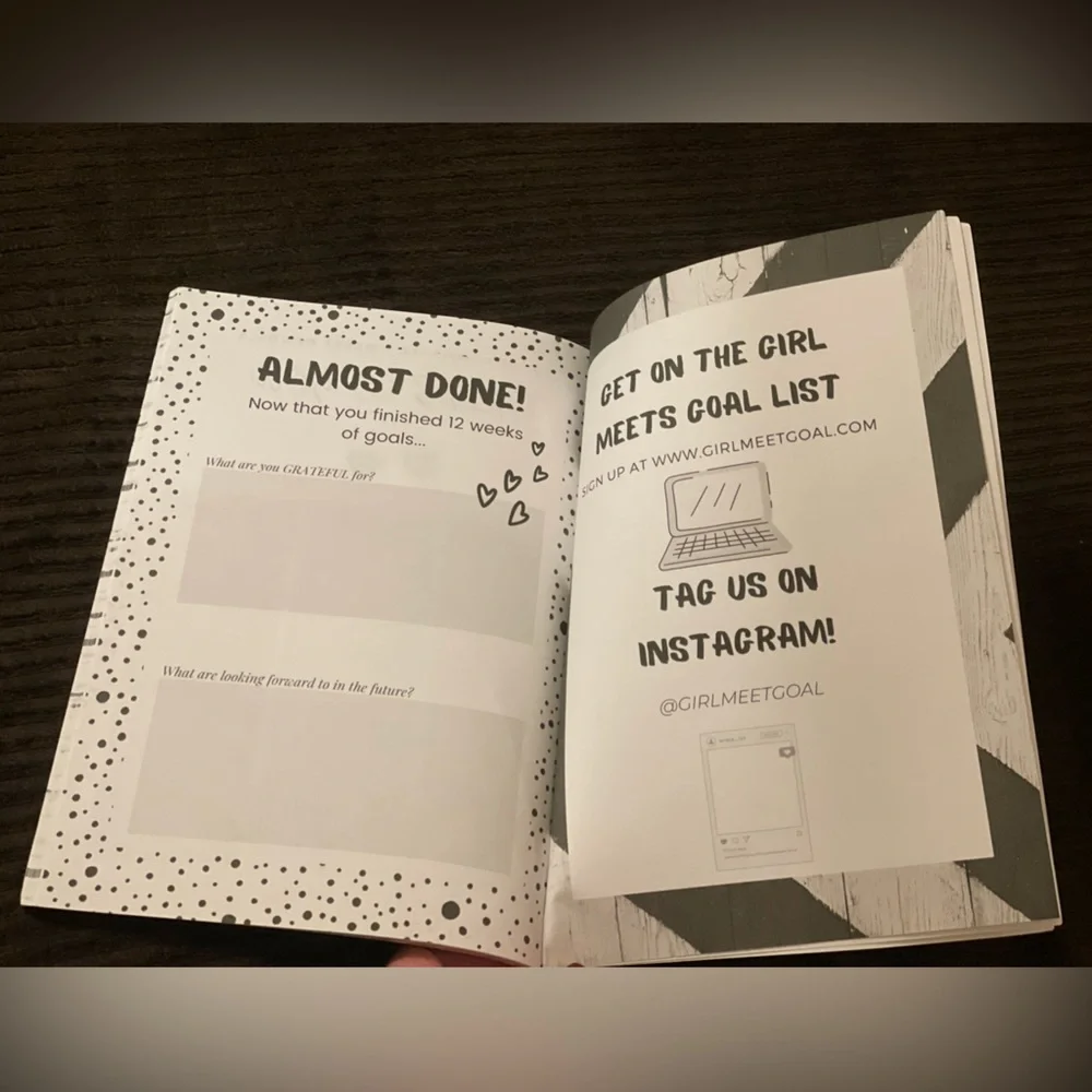 Goal Journal, ‘Girl Meets Goal’ — 12 Week Journal To Conquer Goals Like A Boss!
